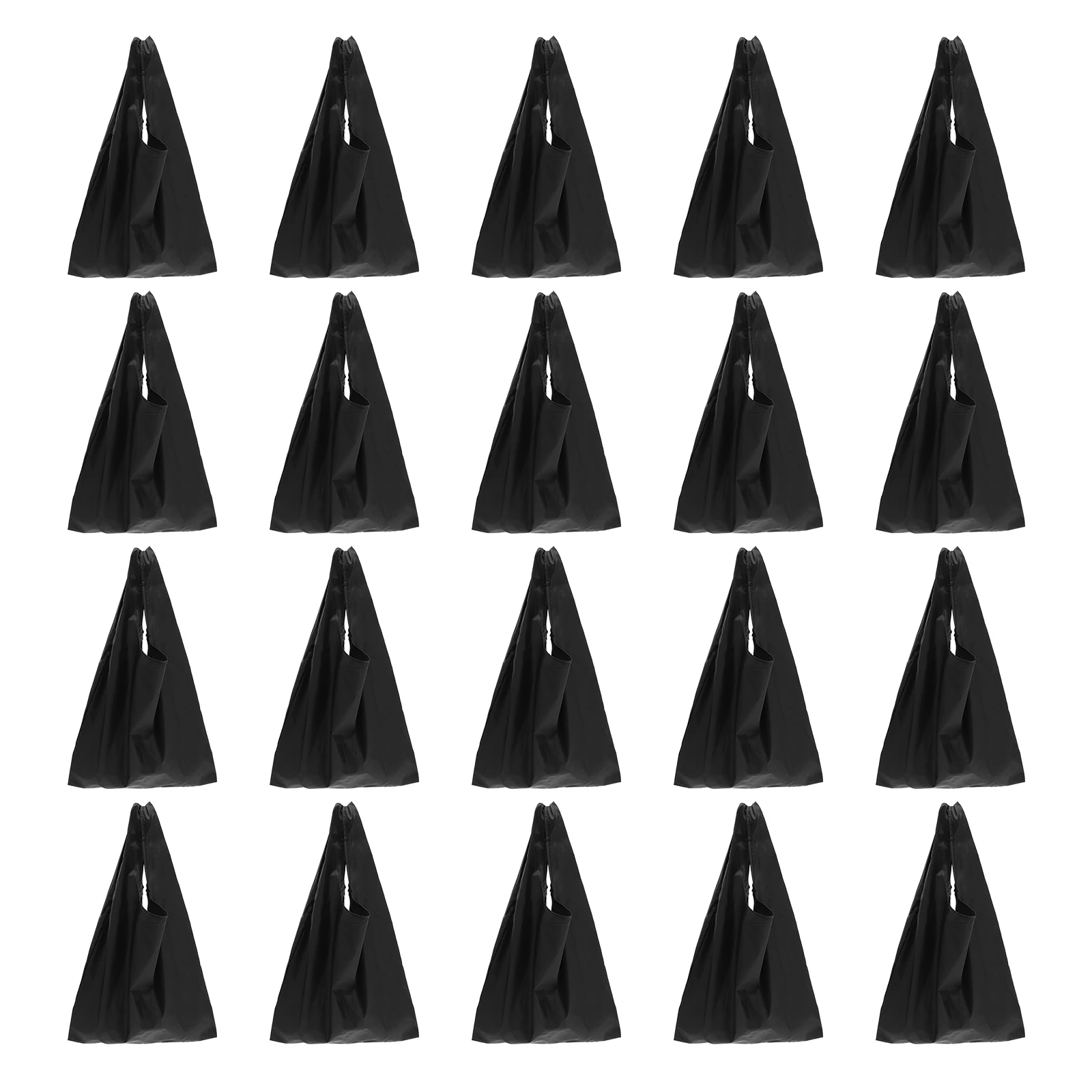 

20pcs Reusable Shopping Bags Reusable Grocery Bags Grocery Tote Foldable Oxford Cloth Portable Storage