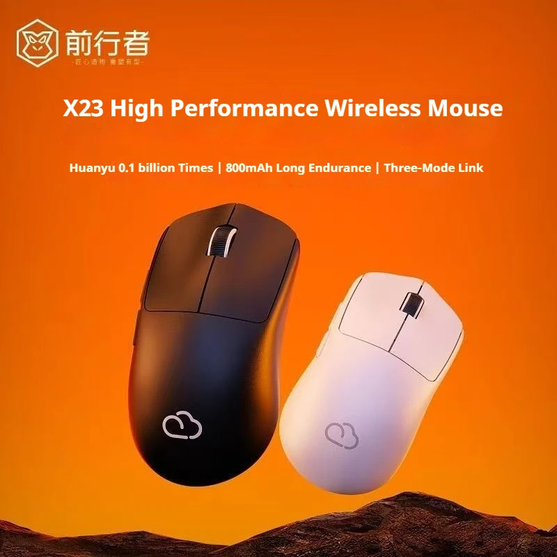 

EWEADN X23pro Three-mode Lightweight Wireless Bluetooth Mouse PAW3311 Computer Notebook E-sports Game Mouse
