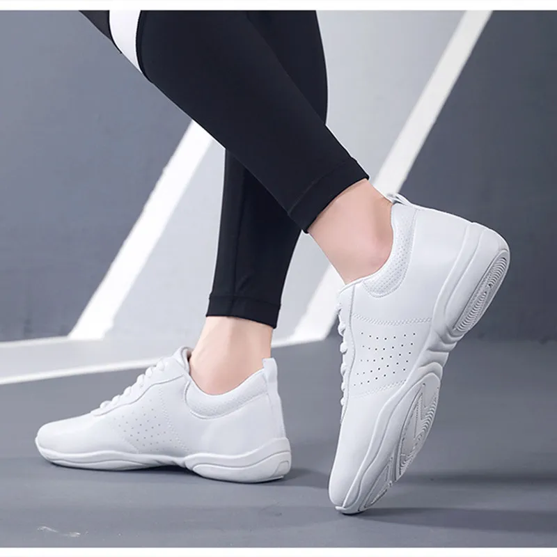 Women Sneakers Competitive Aerobics Shoes Soft Bottom Fitness Sports Shoes Jazz / Modern Square Dance Shoes Feminino Size 28-44