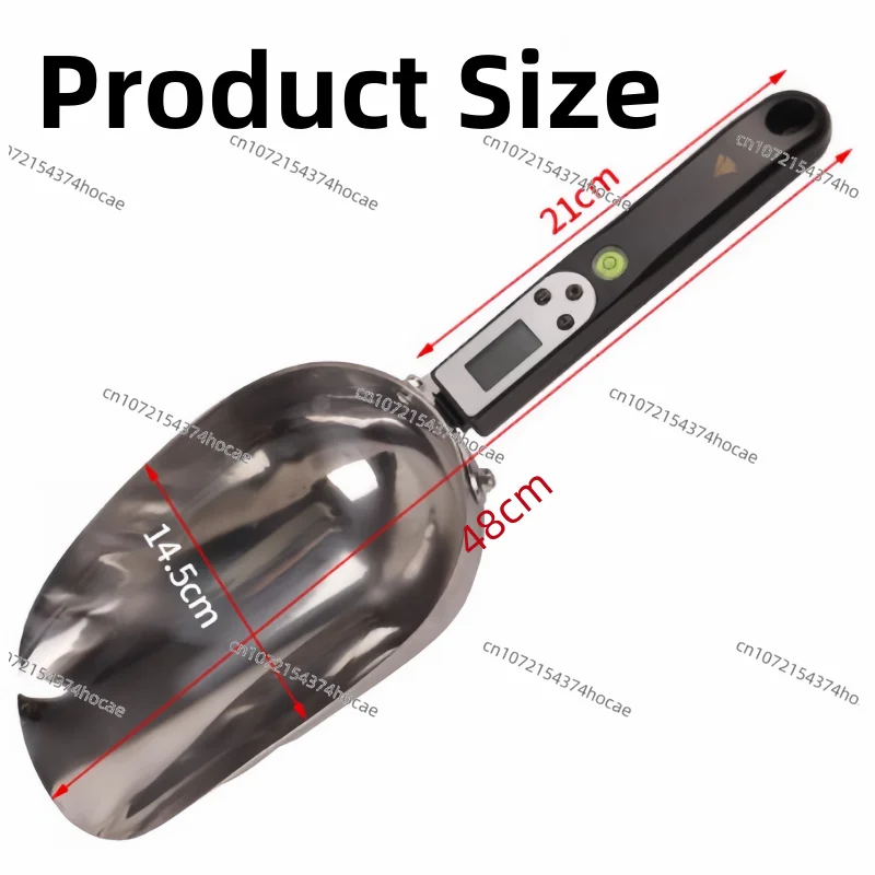Farm Veterinary Electronic Weighing Scale Stainless Steel 5kg Digital Weighing Shovel for Livestock and Poultry