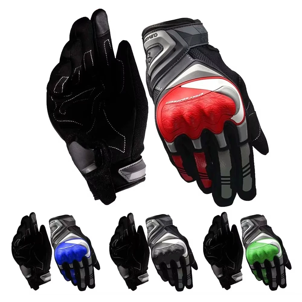 

Motorcycle Gloves Men Anti Fall Touch Screen Off-road Motorcycle Gloves Reflective And Scratch Resistant All Season Riding Glove
