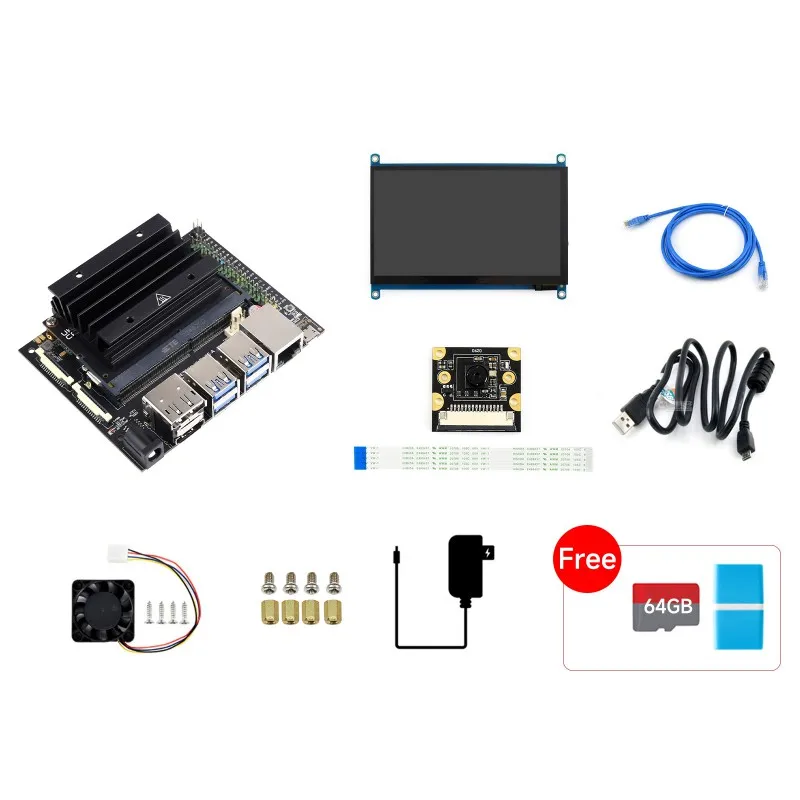 WavesharevJetson Nano Development / Expansion Kit, Alternative Solution Of B01 Kit, Optional Jetson Nano Core Module