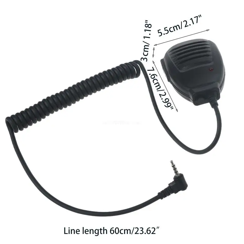 Mikrofon Tangan 3.5Mm untuk Mikrofon Bf-t1 Bf-t8 Uv-3r Hitam Dropship