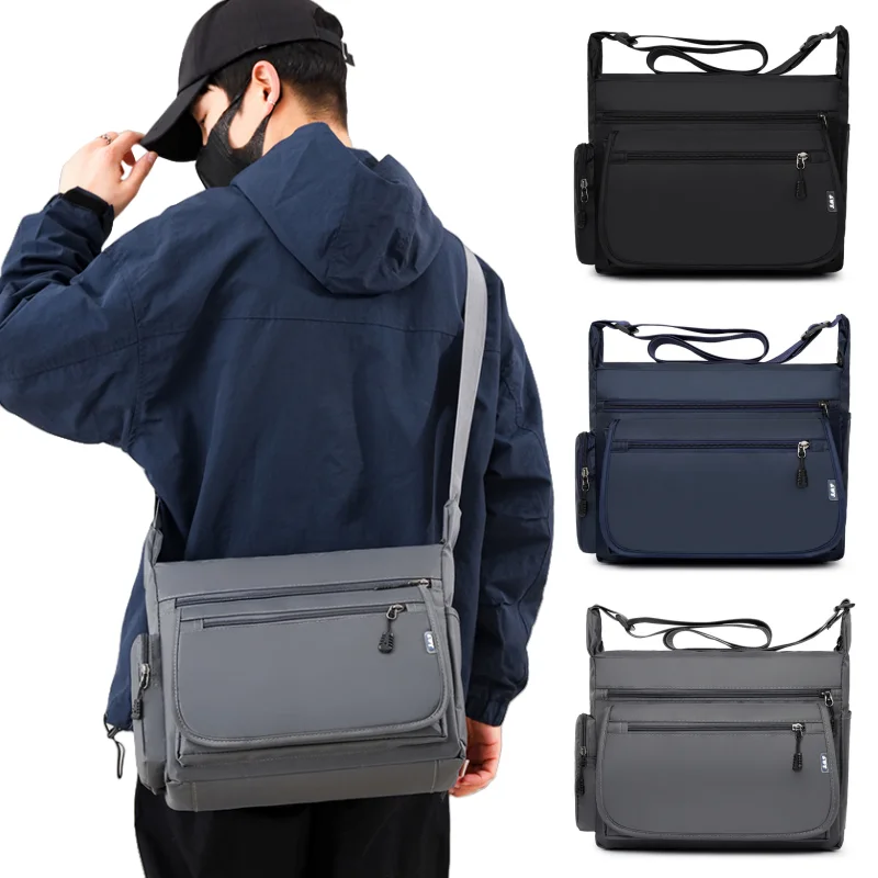 New Large-capacity Single-shoulder Bag, Simple, Fashionable and Individual Crossbody Bag, Business Travel Crossbody Waist Bag