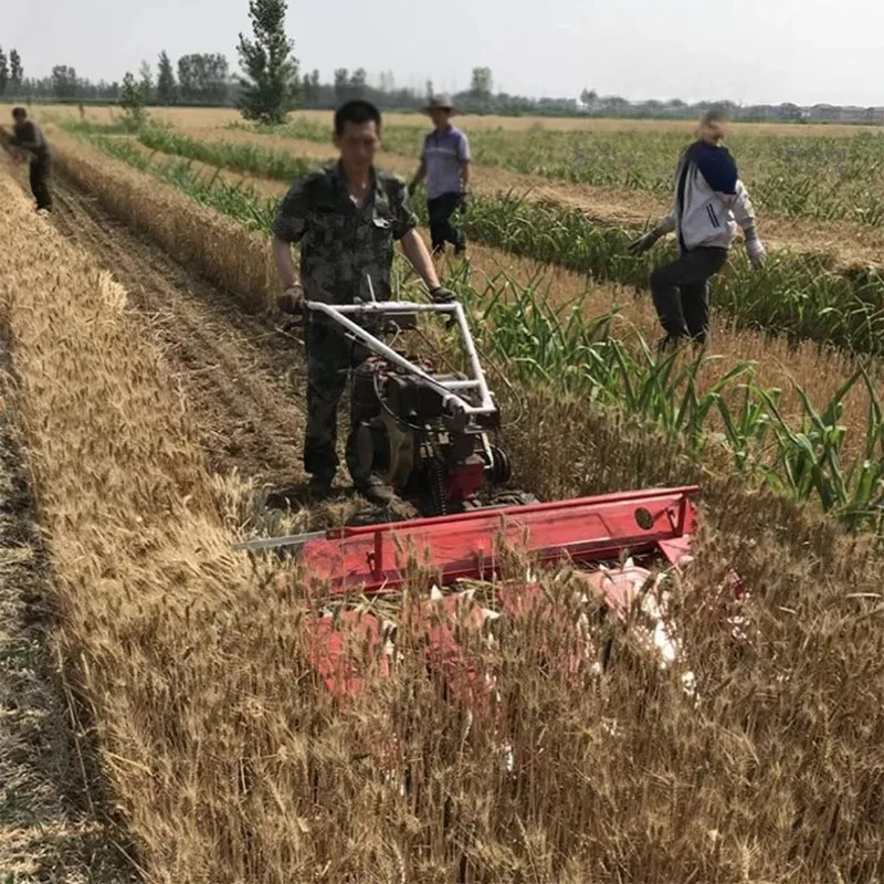 

Self-propelled mini harvester rice wheat chickpea corn garlic olive gear core components efficient cutting harvest