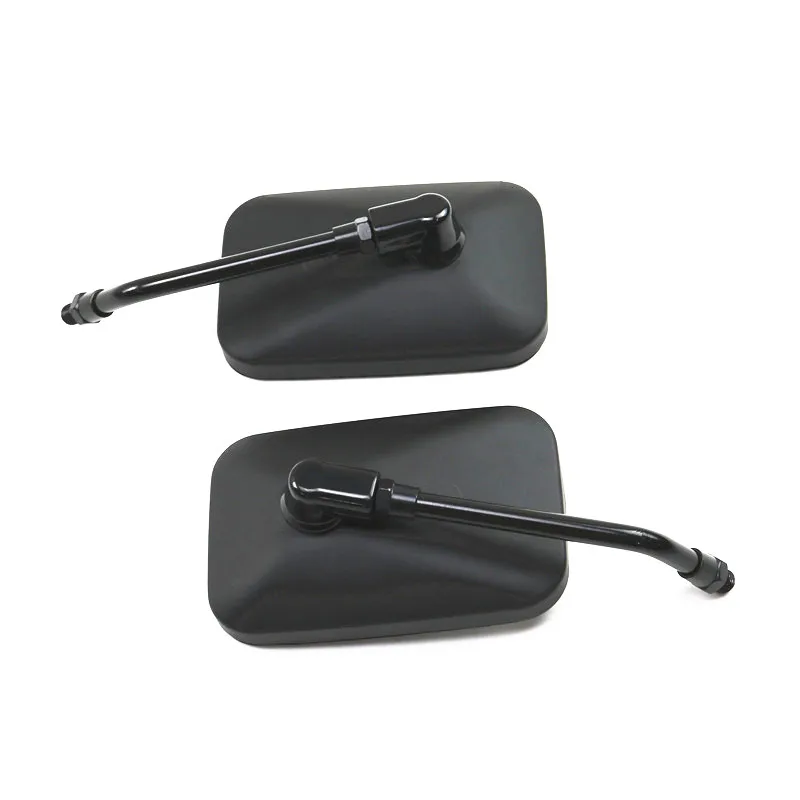 

Black Rectangle Rearview Mirror For Honda Kawasaki Suzuki Cruiser Chopper M10 VT