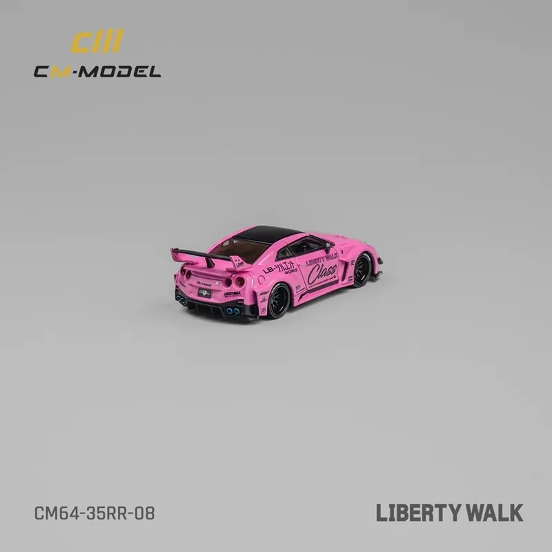 CMModel 1/64 Diecast Nissan LBWK 35GT-RR Pink