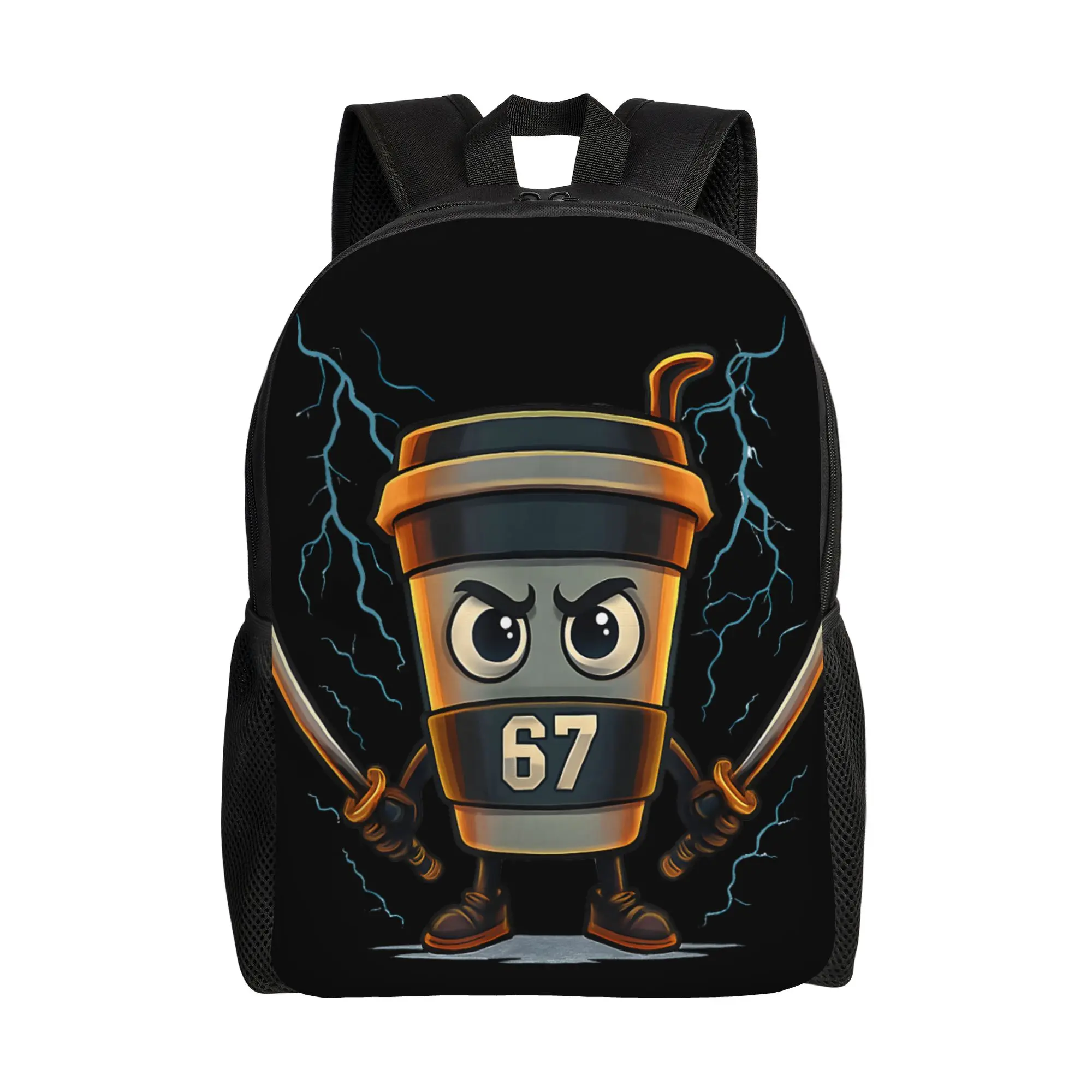 

67 Italian Brainrot Meme Cappuccino Assassino Backpack for Men Women Fashion Student Business Daypack College Shoulder Bag Gift