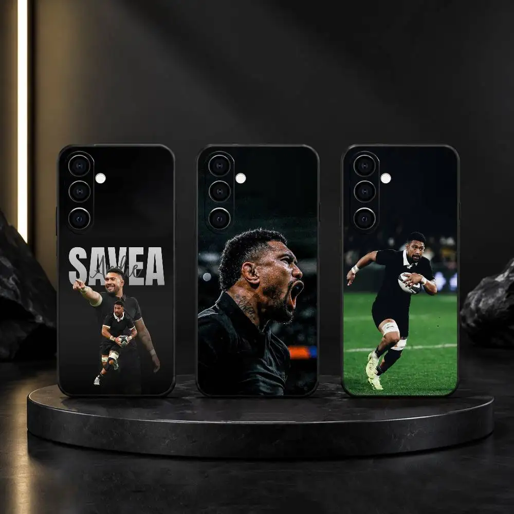A-ardie rugby S-savea Phone Case For Samsung GalaxyA13,21s,22,31,32,52,53,71,72,73,Soft Black Cover