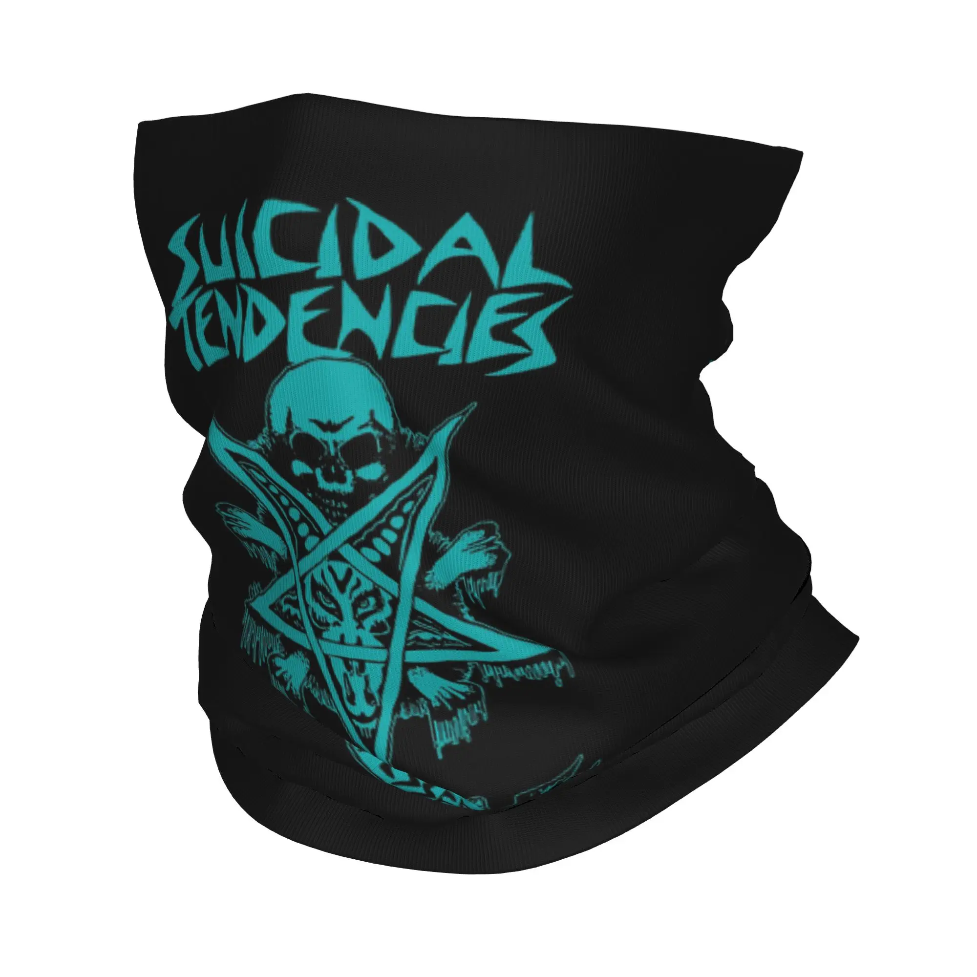 Rock Music Suicidal Tendencies Band Bandana Neck Cover Printed Mask Scarf Multi-use Balaclava Cycling Unisex Adult Winter