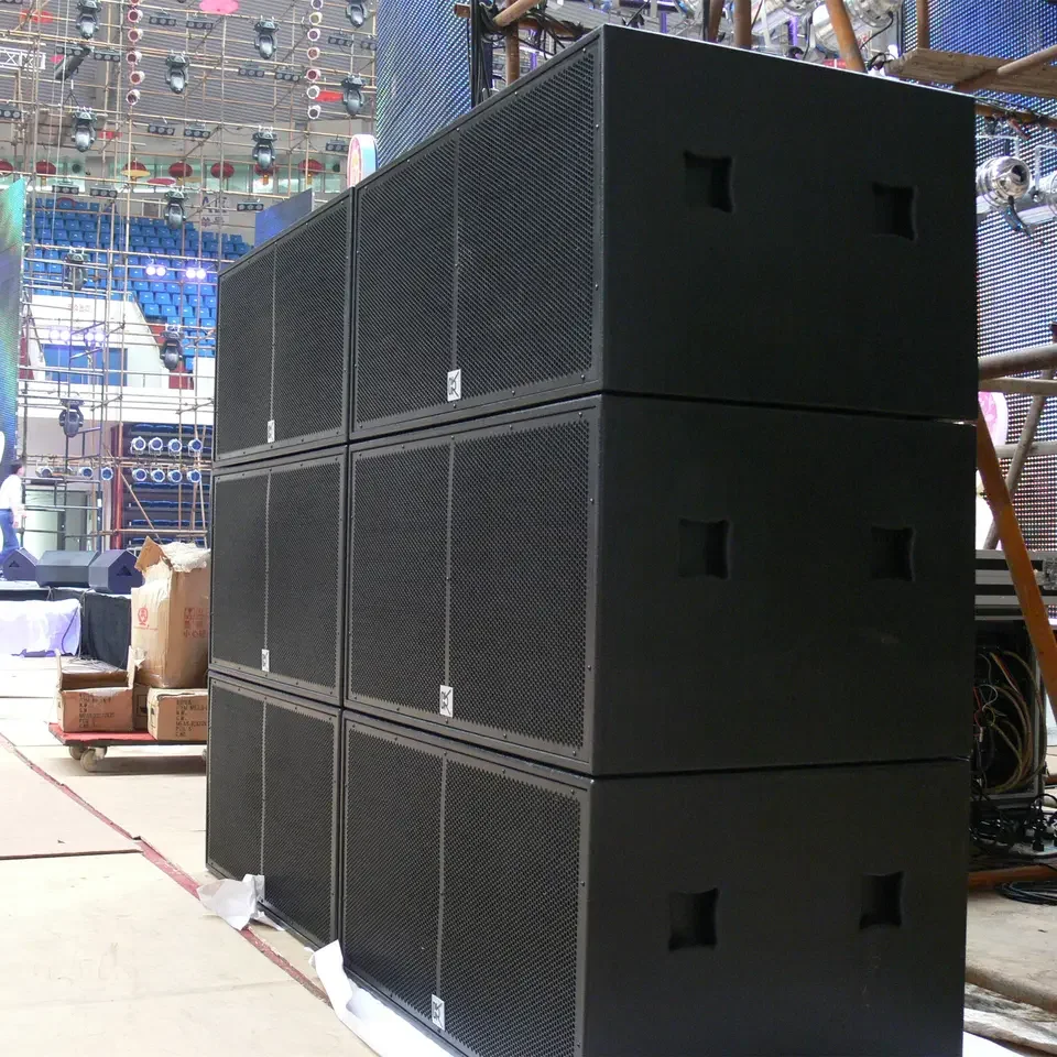 18 Inch Dual Subwoofer Bass Bin Portable Waterproof Speaker System for DJ Party Stage Live Performance - view 4