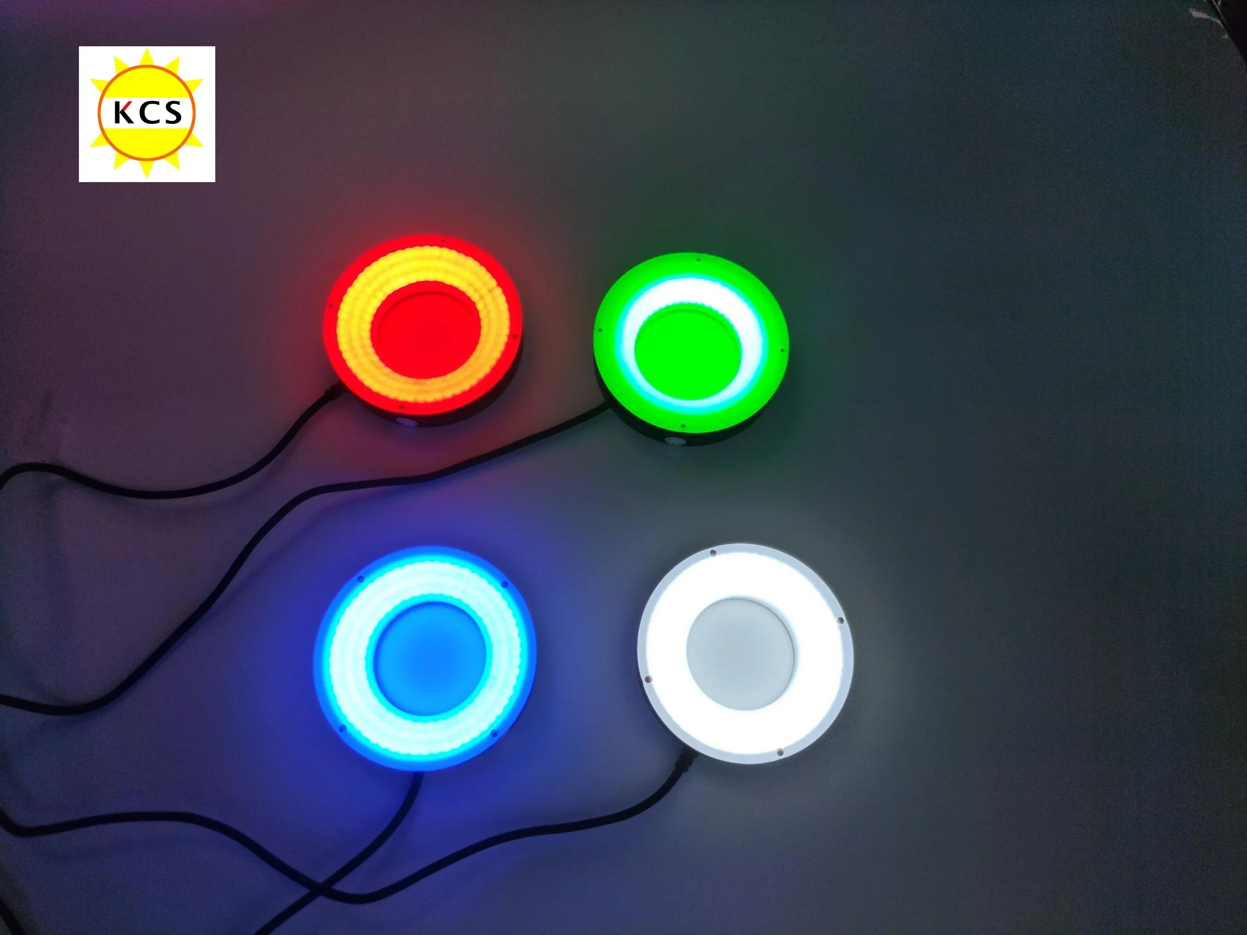 2026 Glow Color Red Blue Green White Machine Light Vision Ring Light Source Led Cold Ring Light Source