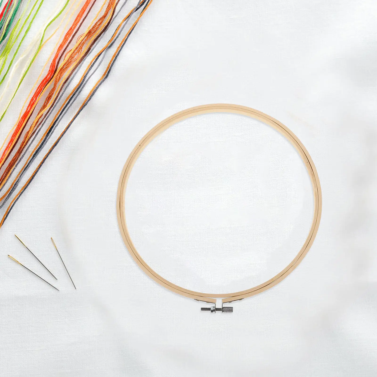 

Tool Embroidery Frame Kit DIY Circle Fixed Circles Accessories Bambus Kreis Hoop Craft