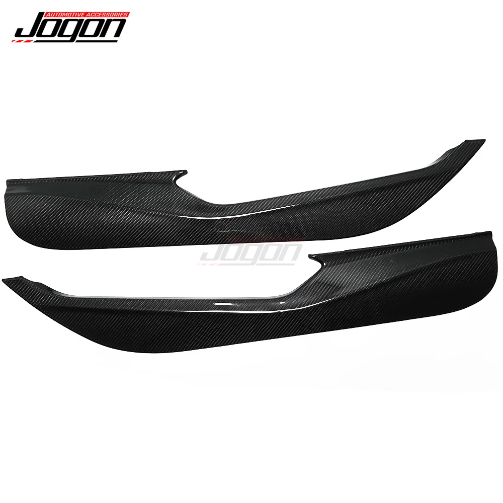 For Corvette C8 Stingray Z51 Z06 2020-2023 Real Carbon Fiber Interior Door Trim Panel Anti-Kick Sticker Car Accessories