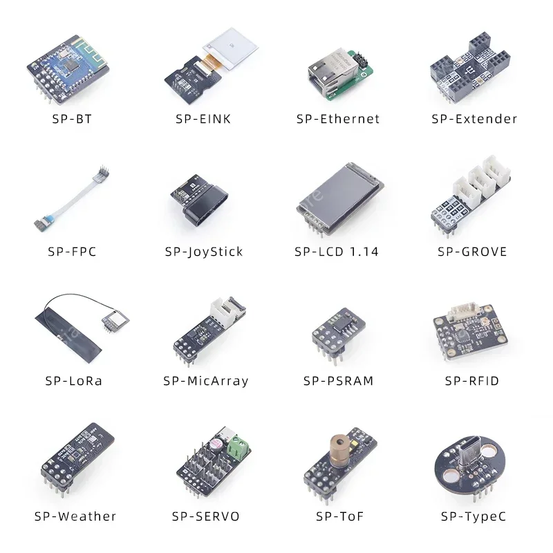 SP-MOD 8pin NFC/BT/LoRa/TOF/RFID/MICARRAY/ESP-01 module