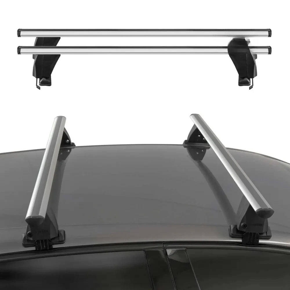 Top Roof Rack Cross Bars For Land Rover Range Rover 2013-2021 2Pcs Gray Alu