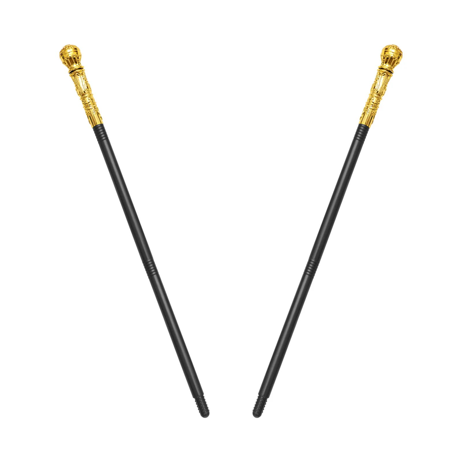 2 Stuks Koning Scepters Plastic Kostuum Wandelstok Afneembaar 3 Secties Lichtgewicht Decoratieve Rekwisieten Plastic