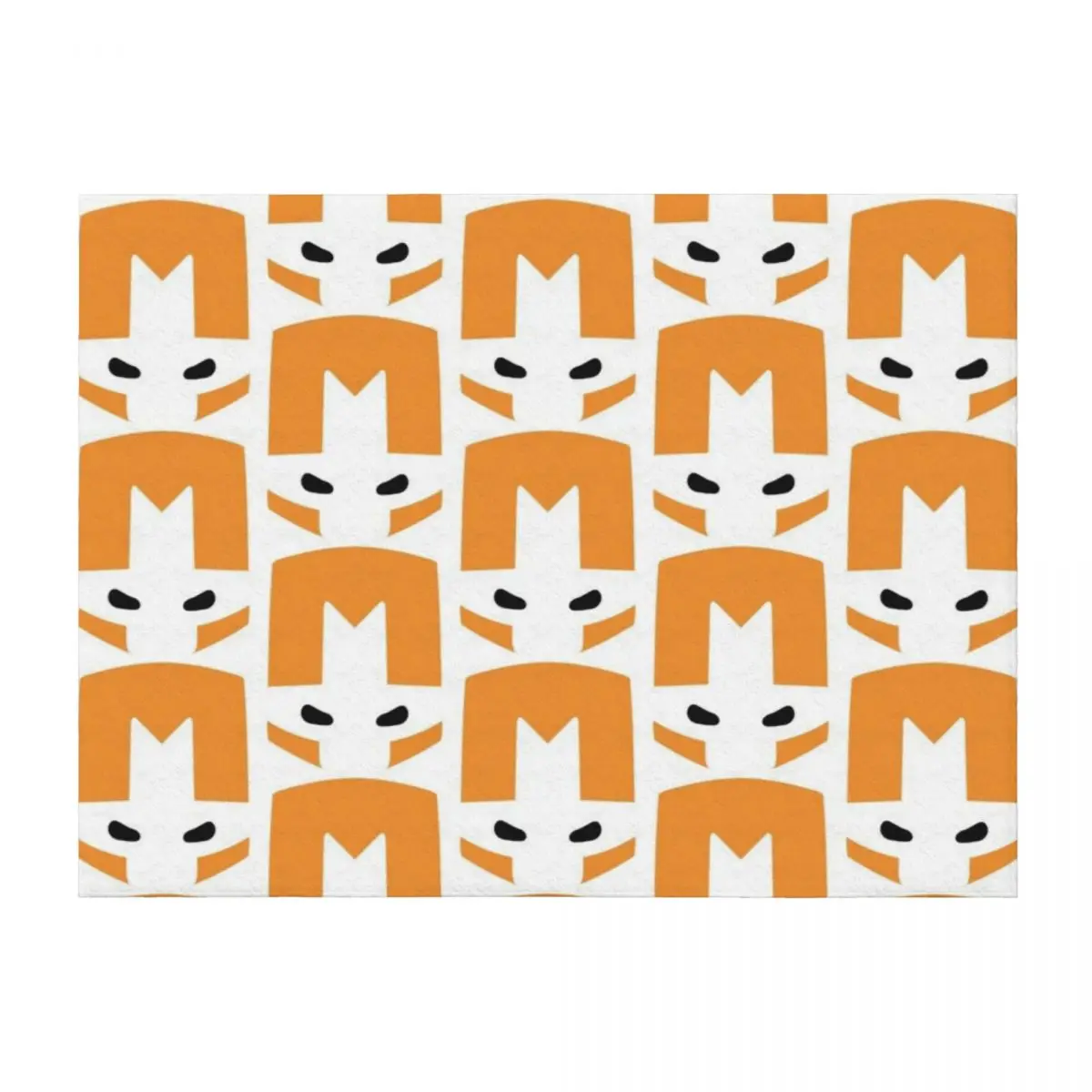 Castle Crashers-Manta minimalista de caballero naranja, edredón de anime, mantas de regalo personalizadas Vintage