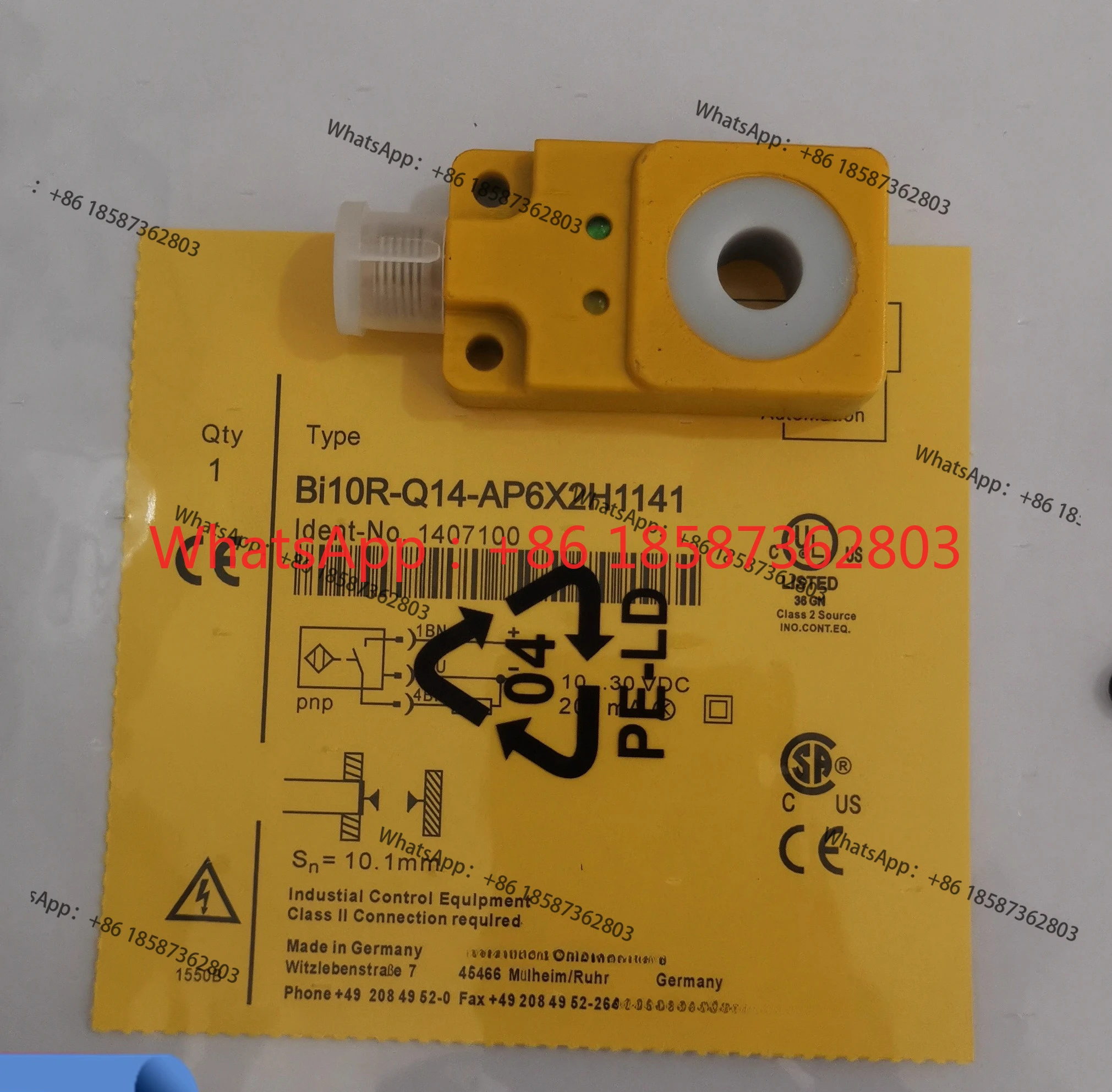 

Proximity BI10R/BI15R/BI20R-Q14-AN6X2-H1141/AP6X2 sensor