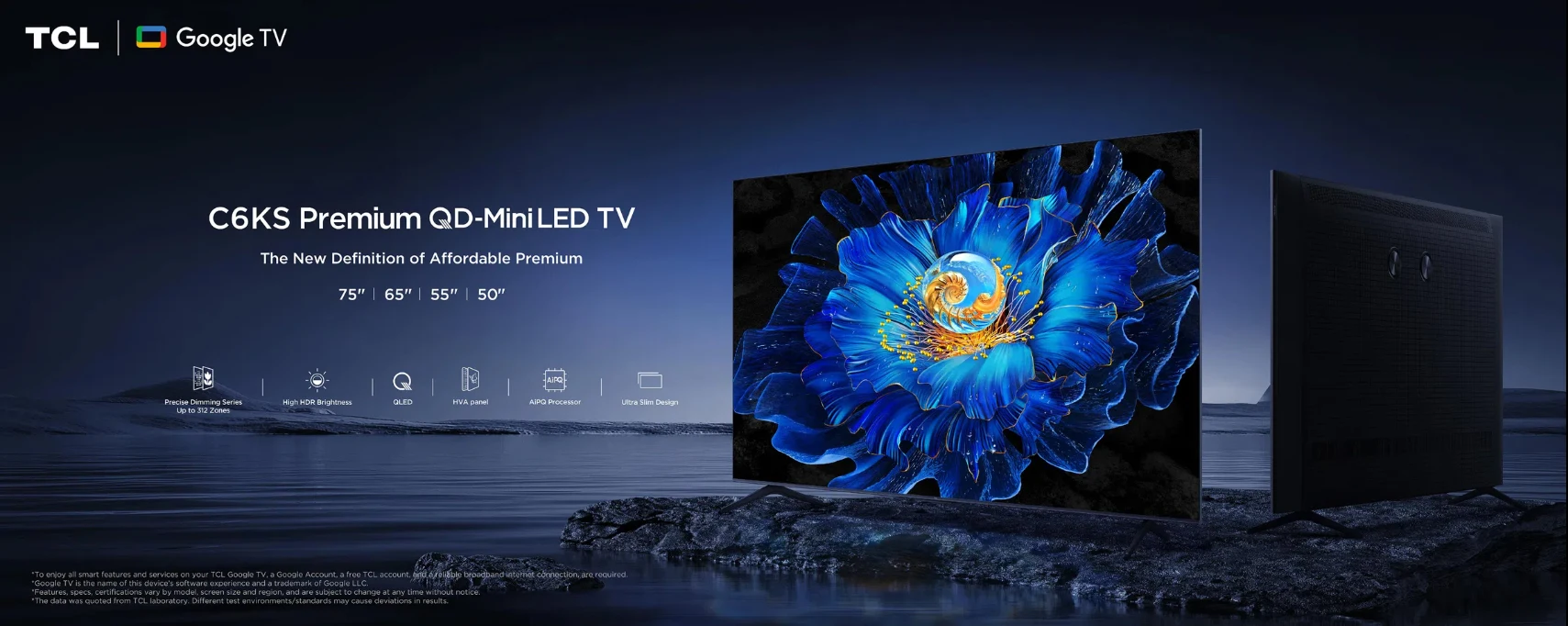 65 Inch Smart LED TV 4K UHD HDTV Hotel TV Frameless Pixel