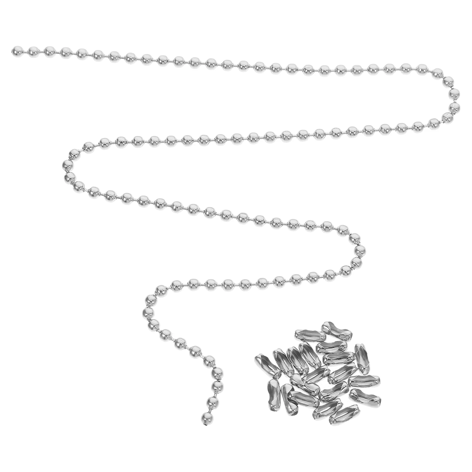 

1 set 1 Beaded Pull Chain Connectors Replacement Handle Ceiling Fans Light Fixtures Zipper Chain Lamp Accessories Easy Install