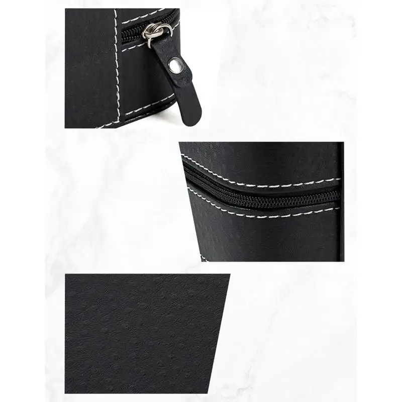 Mens Watch And Jewelry Organizer 6 Slot Watch Ring Box Display Travel Organizer Accessories Classic Gadgets Holder Case For