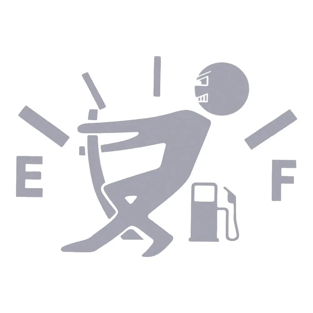 Reflective Car Sticker Full Hella Flush Exterior Accessories Funny Car Sticker Pull Fuel Tank Cover Pointer 1 Pcs