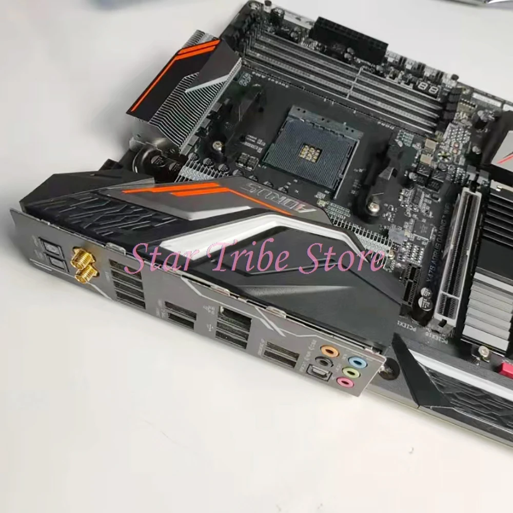 

GA X470 AORUS GAMING 7 WIFI 64 ГБ DDR4 PCI-E 3.0 ATX Разъем для настольной материнской платы AM4