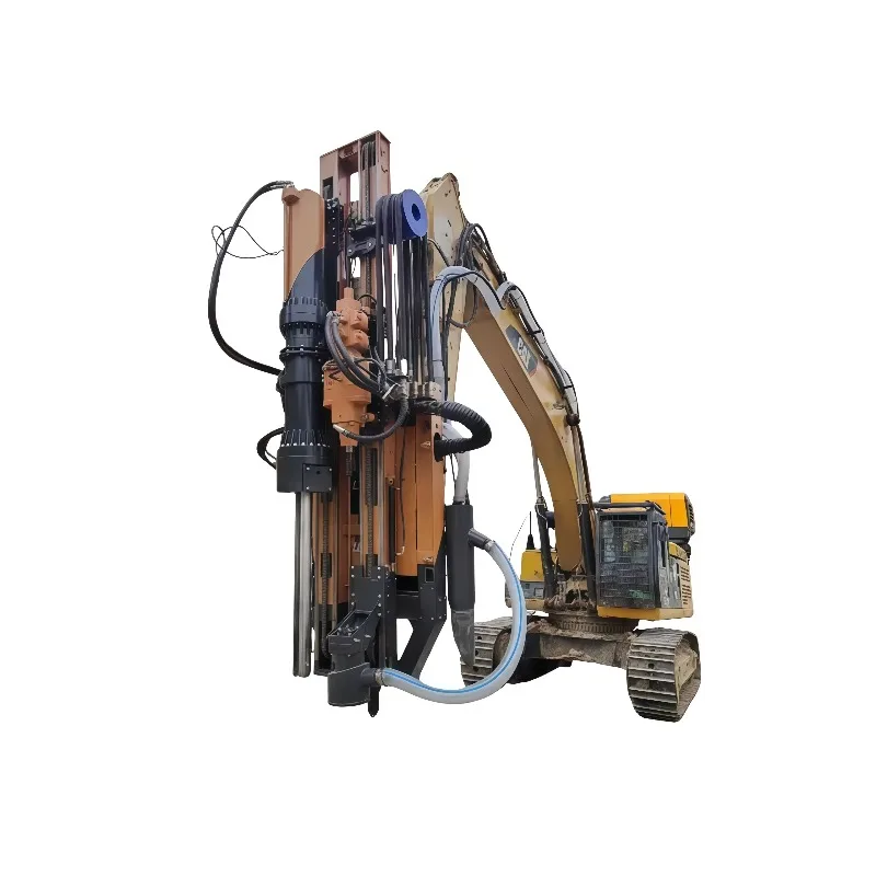 Compact Hydraulic Rock Splitter High Speed Splitting Force Tunnel Excavation Rock Quarry Cutting-Integrated Drilling Machine