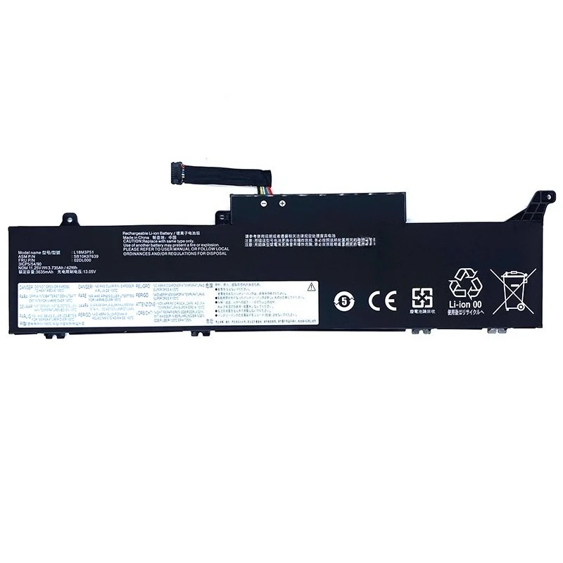 New 11.25V 42Wh 3635mAh Laptop Battery L18M3P51 For Lenovo ThinkPad E490S S3-490 TP00108A L18L3P51 L18S3P51 L18C3P51 L18M3P52