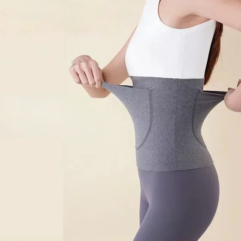 Self-Heating High Quality With Pockets Warm Waistband Elasticity Waist Support Belt Lower Back Lumbar Back Brace