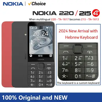 原廠諾基亞 215 2024 版本 220 4G 功能手機,2.8 吋螢幕,支援藍牙、FM 收音機,1450mAh 電池,Type-C 接口 6 最佳銷售 藍牙RCD 215 - №6