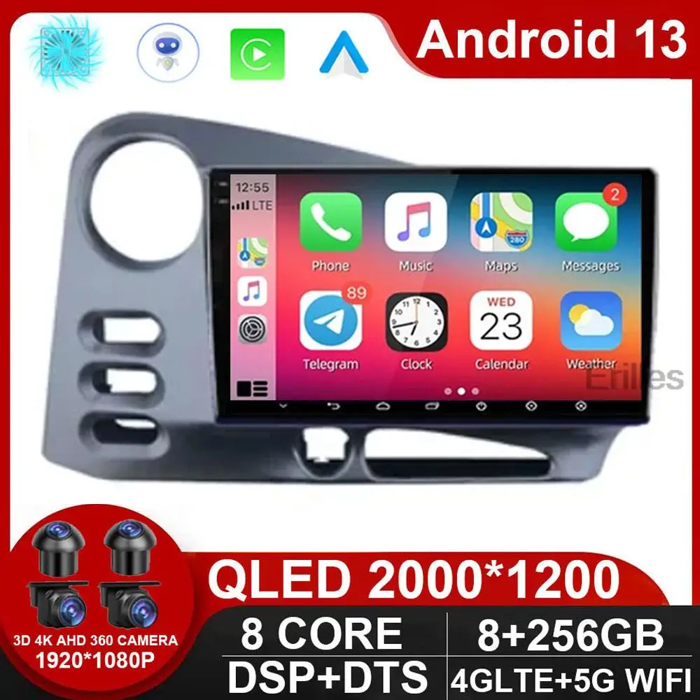 

Android 13 For Toyota MAtrix For PONTIAC Vibe 2003 - 2008 GPS Navigation 4G Wifi Car Radio Car Multimedia Player NO DVD 2 Din