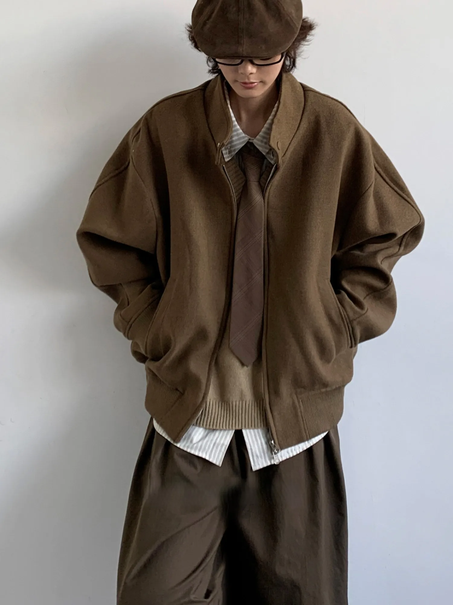 

Wool Blend Jacket Man High Quality Mens Travel Journey Trip Adventure Exploration Discovery Experience Knowledge Learning Warmer