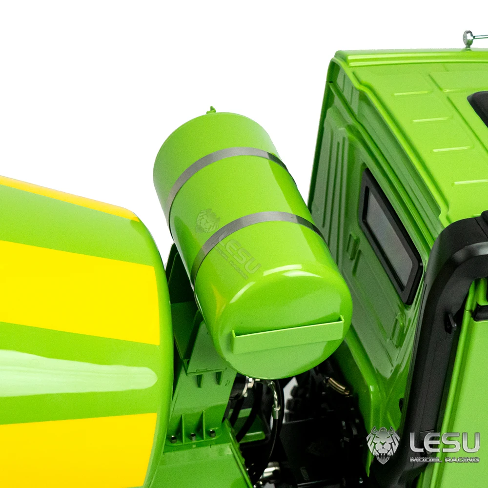 

LESU 6X6 RC грузовик с мешалкой, 1/14, металлический электрический миксер, модель автомобиля, 2-скоростная коробка передач, неокрашенные игрушки для взрослых Th22564-Smt3