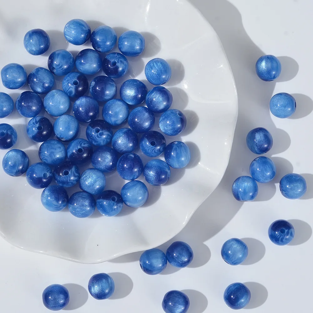 

10 шт./лот, позолоченные смоляные разбросанные свободные бусины для изготовления очаровательных браслетов «сделай сам», ожерелье, аксессуары