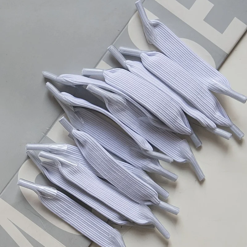 14 nylon knotless shoelaces with elastic shoelaces for children, adults, creative lazy people, no need to tie shoelaces