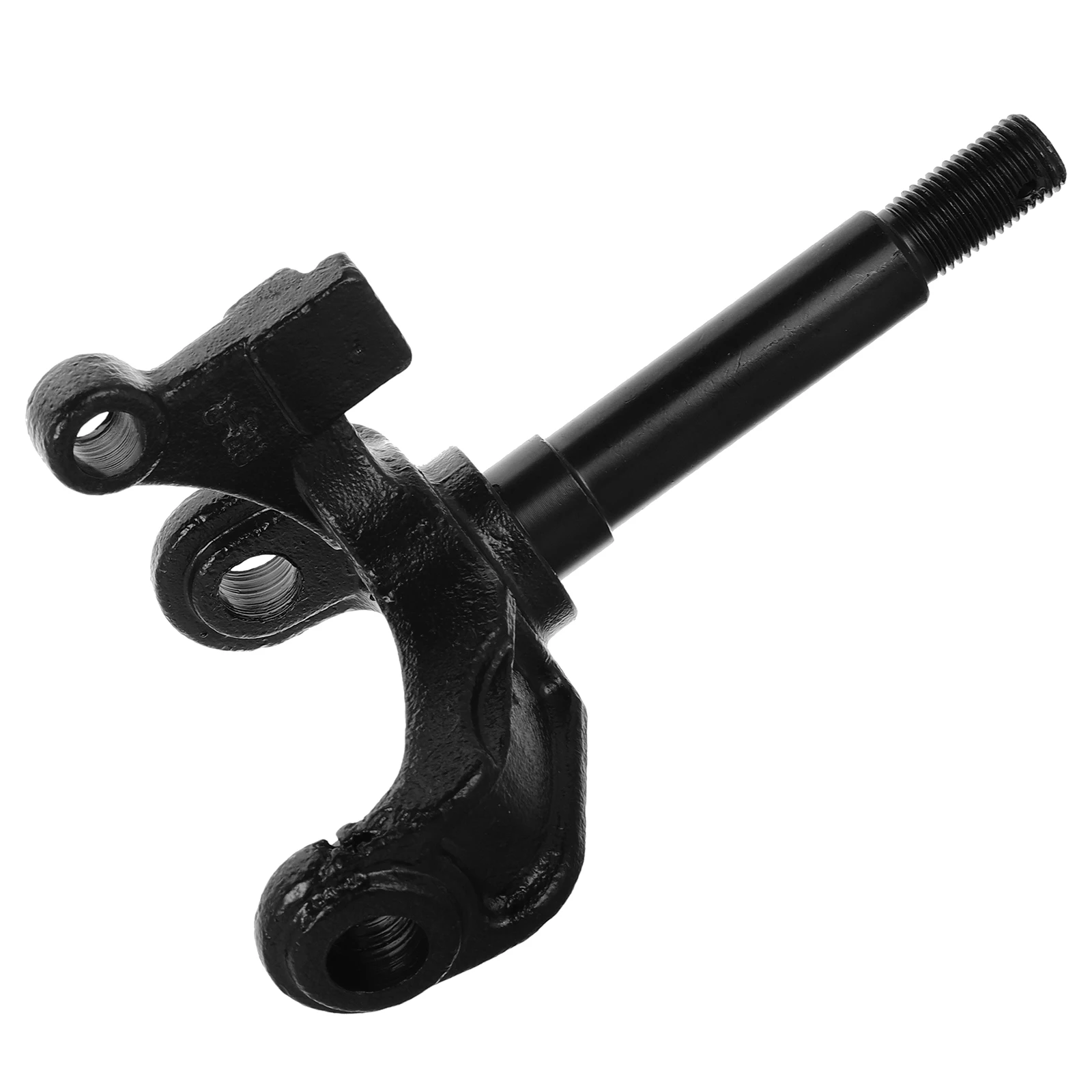

Black Metal Steering Knuckle Spindle for ATV UTV Go Kart Front Suspension Strut Replacement Durable Flexible Auto Spindle