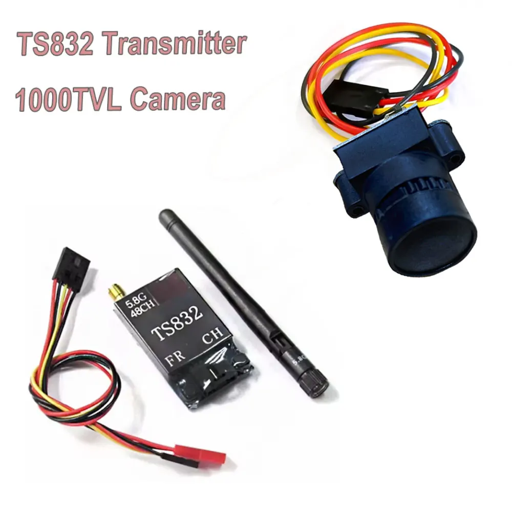 TS832 48Ch 5.8G 600mw Wireless Video Transmitter & 1000TVL Camera for RC FPV Aerial Photography
