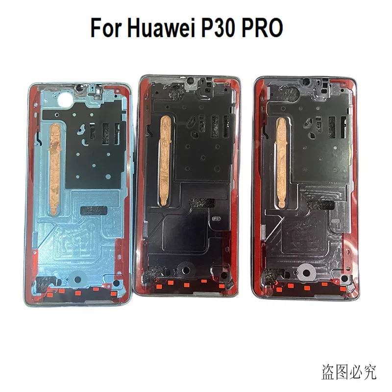 

Новая средняя рамка для Huawei P30 Pro, Передняя Задняя панель, рамка, жидкокристаллический корпус, подставка, лицевая панель, держатель, Φ L09 AL00 TL00