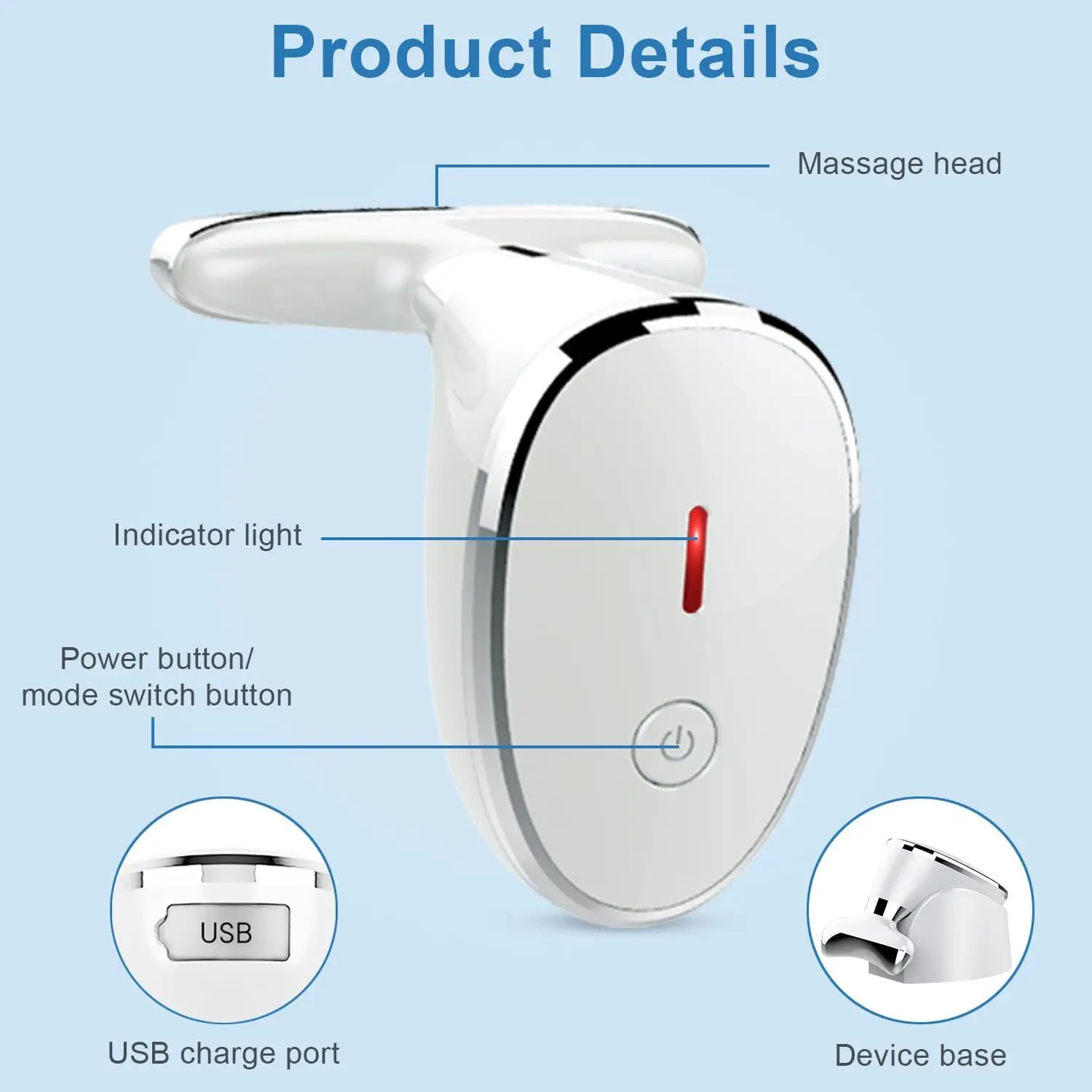 2025 Nuevo masajeador de estiramiento facial con terapia de brillo 7 en 1 Dispositivo de belleza bioeléctrico multifuncional antiarrugas para esculpir uso doméstico EE. UU.