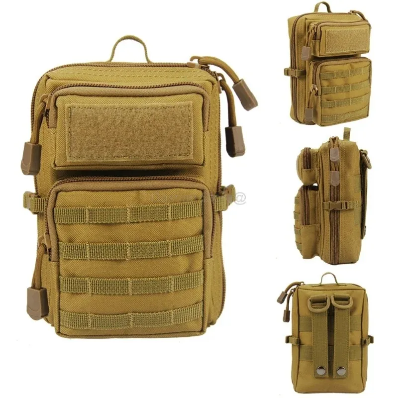 New Multifunction Tactical Pouch Holster Military Molle Hip Waist Bag Wallet Purse Phone Case Camping Hiking Bags Hunting Pack