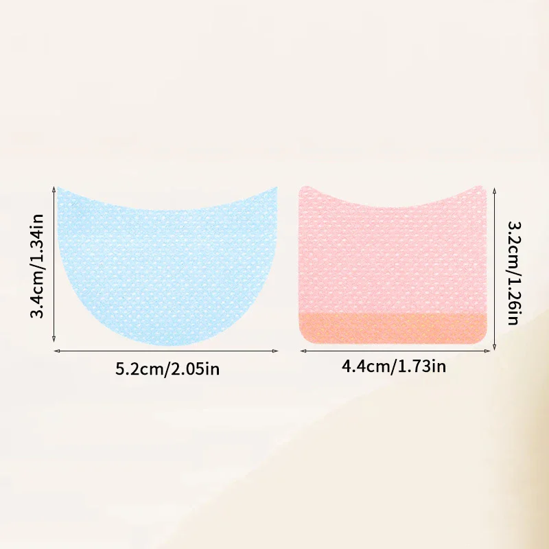40/50개 일회용 면 속눈썹 패치 스티커, 인조 속눈썹 제거용 아이 패드, 속눈썹 연장 패드, 여성용 메이크업