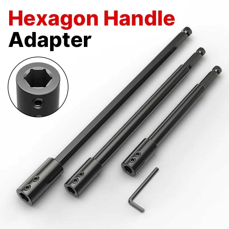 

Набор адаптеров с шестигранной ручкой LIDIAO, двойной винт, высокоточный удлинитель с шестигранным хвостовиком 1/4 дюйма