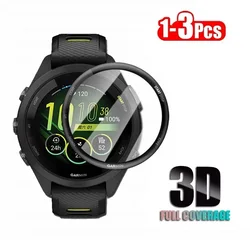 Pellicola protettiva curva 3D compatibile per Garmin Forerunner 265 pellicola salvaschermo per Garmin Forerunner 265 (vetro non temperato)