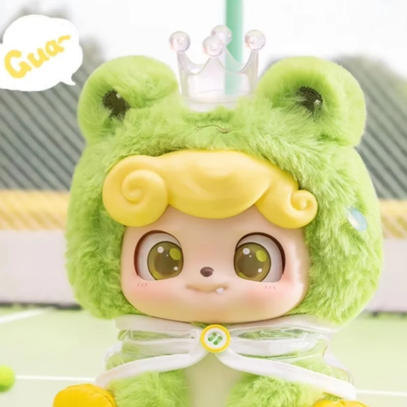 Q.Kid Animal preescolar serie caja ciega Anime Linda figura de acción Kawaii colección de dibujos animados modelo muñeca colgante de felpa juguete para regalo