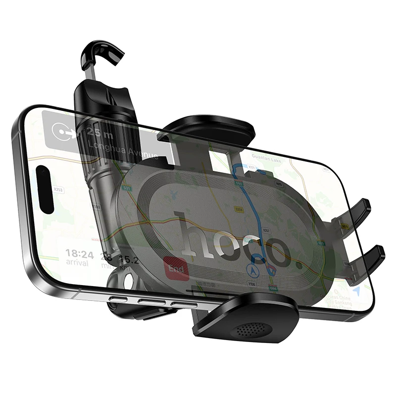 HOCO Universal Rearview Mirror Phone Holder For Cell Phone GPS Stand Stable Gripper Navigation Clip Bracket 360 Rotatable Holder