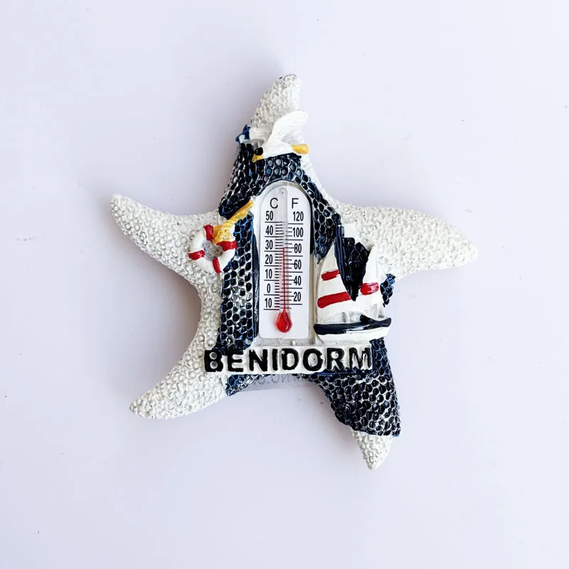 

Thermometer Starfish modeling Creative travel souvenirs Gift Home decor Refrigerator sticker arts and crafts