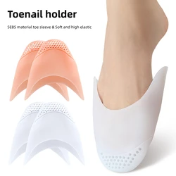 2pieces=1pair Silicone Gel Ballet Cushion Hallux Valgus Orthotics Brace Shoes Protector Toe Foot Care Tools Bunion Corrector