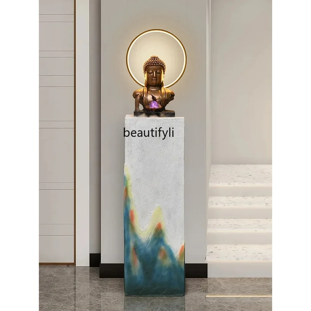 

Light Luxury Flowing Water Ornaments Circulating Fountain Company Store Living Room TV Cabinet Decoration